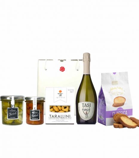 confezione regalo - aperitivo con gusto - Gustorotondo - spesa online
