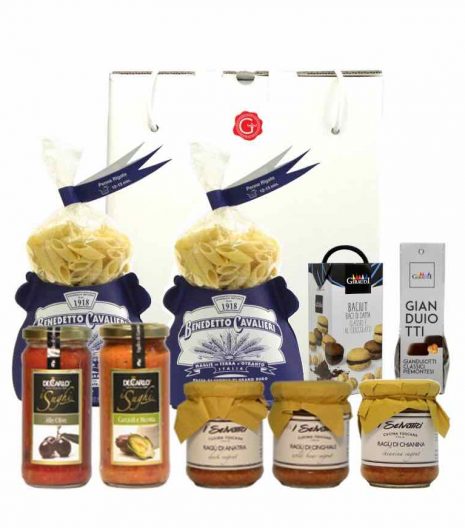 gift box artisan pasta and chocolate - - shop online - Gustorotondo