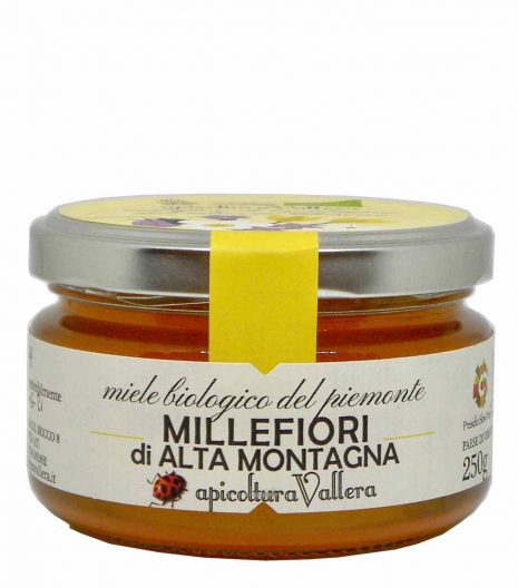miele millefiori alta montagna Apicoltura Vallera 250 g - Gustorotondo - spesa online