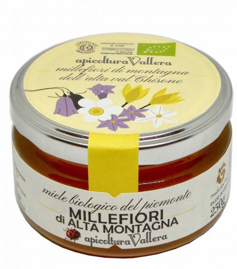 miele millefiori alta montagna Apicoltura Vallera 250 g - Gustorotondo - spesa online