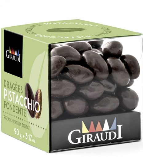 Giraudi pistacchi ricoperti cioccolato fondente - Gustorotondo - buono sano artigiano - spesa online