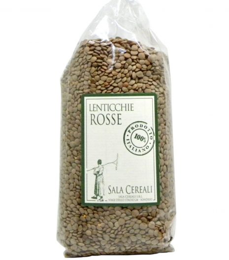 lenticchie rosse Sala Cereali - Gustorotondo - buono sano artigiano