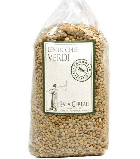 lenticchie verdi Sala Cereali - Gustorotondo - buono sano artigiano