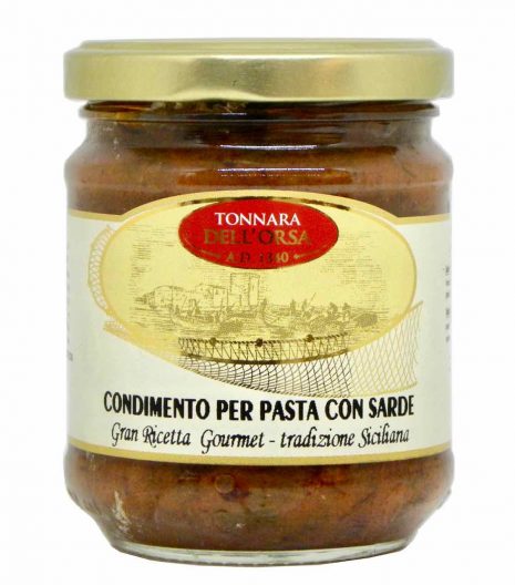 Condimento per pasta con sarde - Mattina - Nutritalia - Gustorotondo - spesa online - buono sano artigiano